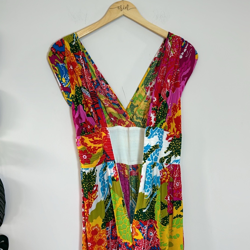 Trashy Diva Jumpsuit Size 0 Psychedelic Dragons Hepburn Multicolor Pink Yellow - Picture 9 of 10